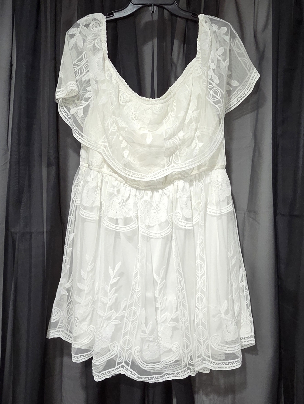 Lace Off Shoulder Dress
